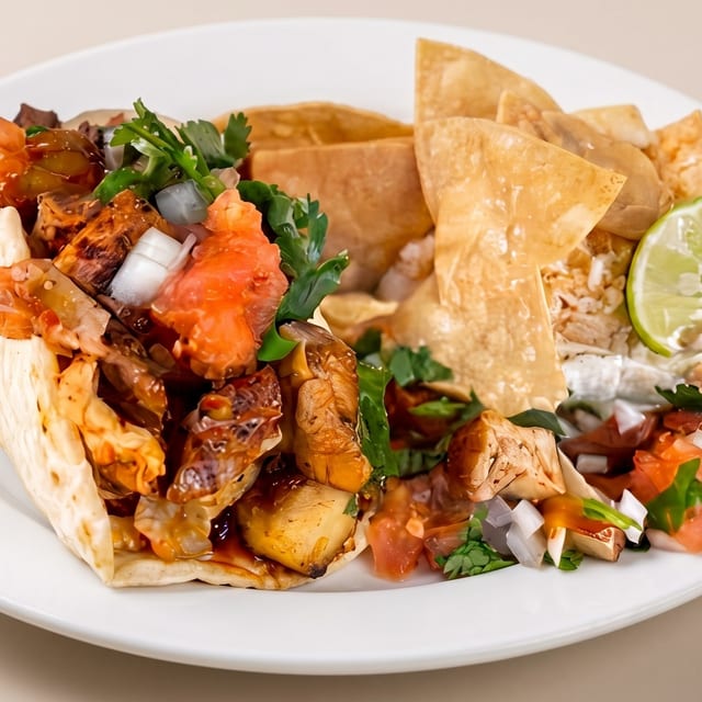 Pollo Al Pastor Taco.